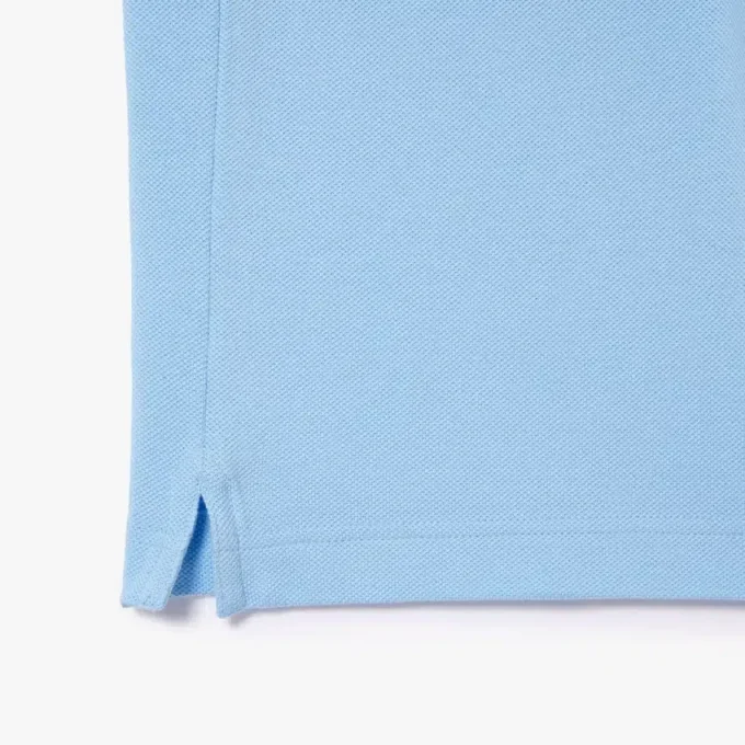 L.12.12 Piqué-polo voor heren met slanke pasvorm
