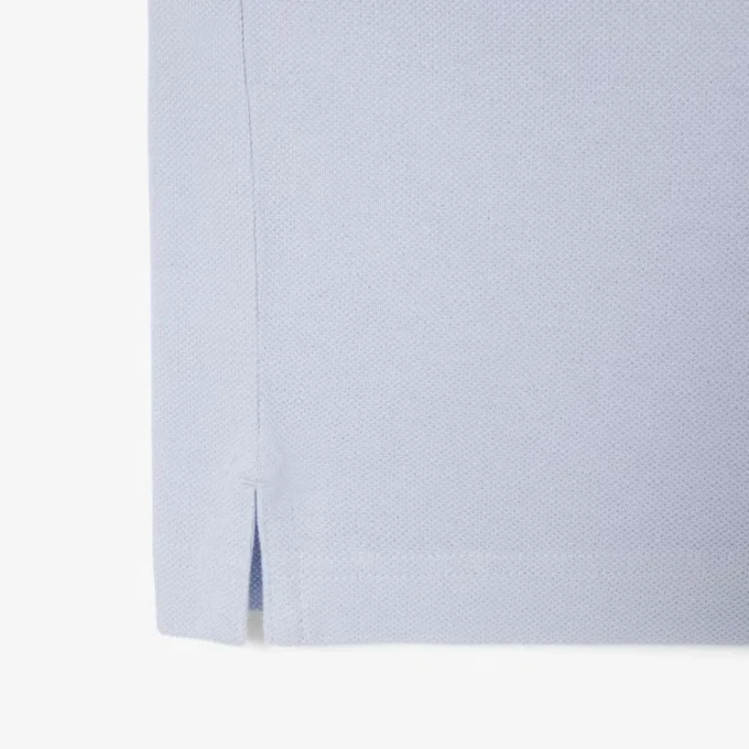 L.12.12 Piqué-polo voor heren met slanke pasvorm
