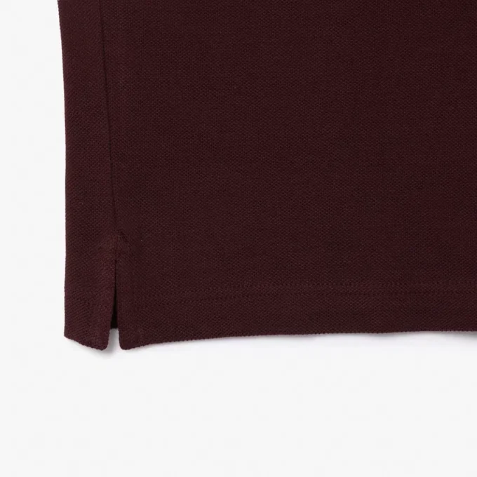L.12.12 Piqué-polo voor heren met slanke pasvorm