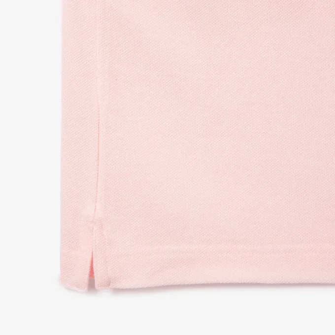 L.12.12 Piqué-polo voor heren met slanke pasvorm