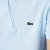 L.12.12 Piqué-polo voor heren met slanke pasvorm