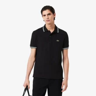 L.12.12-polo met accenten voor heren, regular fit