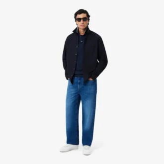 L.12.12-polo met accenten voor heren, regular fit