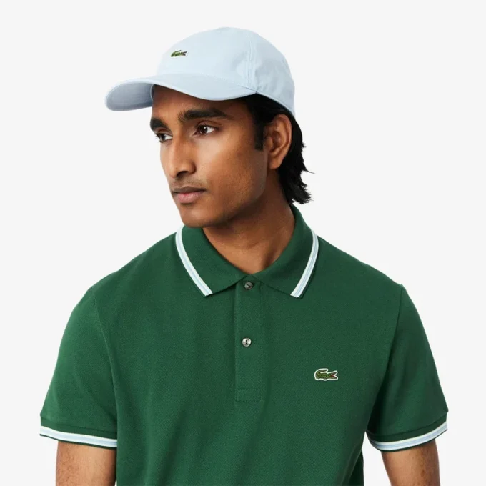L.12.12-polo met accenten voor heren, regular fit