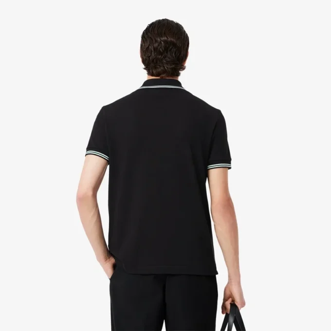 L.12.12-polo met accenten voor heren, regular fit