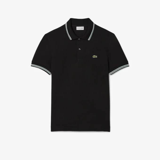 L.12.12-polo met accenten voor heren, regular fit