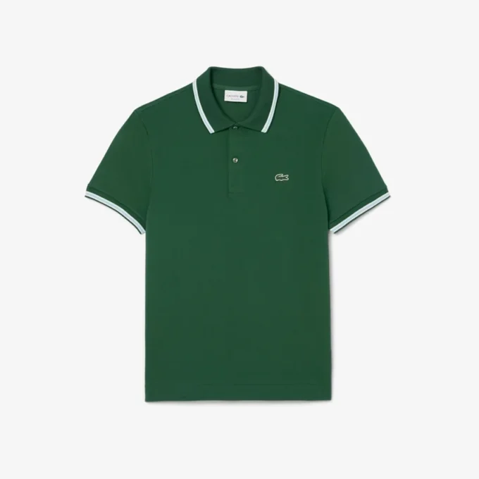 L.12.12-polo met accenten voor heren, regular fit