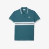 L.12.12-polo met badge voor heren, klassieke pasvorm