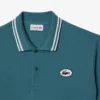 L.12.12-polo met badge voor heren, klassieke pasvorm