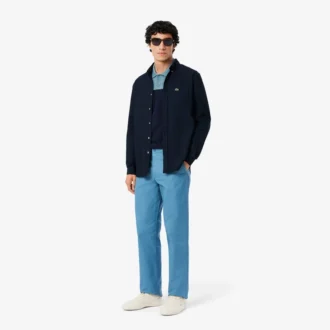 L.12.12-polo met kleurblokken voor heren, regular fit