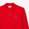 L.12.12-Polo met lange mouwen en klassieke pasvorm voor heren