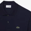 L.12.12-Polo met lange mouwen en klassieke pasvorm voor heren