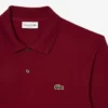 L.12.12-Polo met lange mouwen en klassieke pasvorm voor heren