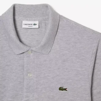 L.12.12 slim fit herenpolo met lange mouwen