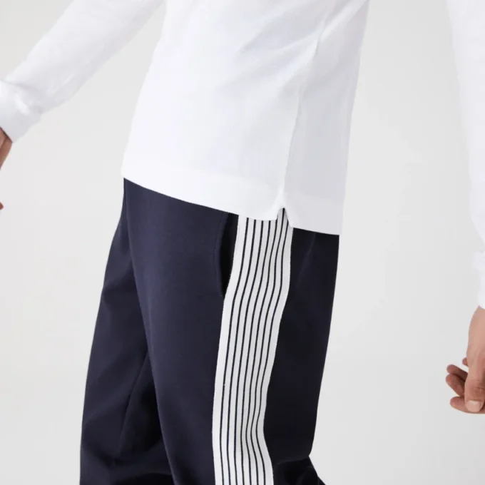 L.12.12 slim fit herenpolo met lange mouwen