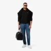 L.12.12 slim fit herenpolo met lange mouwen