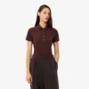 L.12.D Slim Fit stretch mini-polo voor dames
