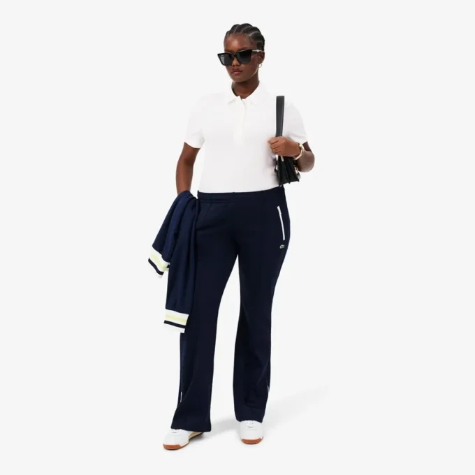 L.12.D Slim Fit stretch mini-polo voor dames