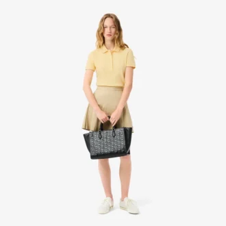 L.12.D Slim Fit stretch mini-polo voor dames