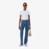 L.12.D Slim Fit stretch mini-polo voor dames