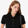 L.12.D Slim Fit stretch mini-polo voor dames