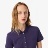 L.12.D Slim Fit stretch mini-polo voor dames