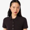 L.12.D Slim Fit stretch mini-polo voor dames