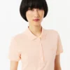 L.12.D Slim Fit stretch mini-polo voor dames