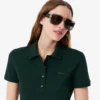 L.12.D Slim Fit stretch mini-polo voor dames