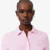 L.12.D Slim Fit stretch mini-polo voor dames