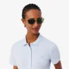 L.12.D Slim Fit stretch mini-polo voor dames