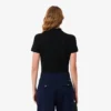 L.12.D Slim Fit stretch mini-polo voor dames