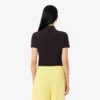 L.12.D Slim Fit stretch mini-polo voor dames