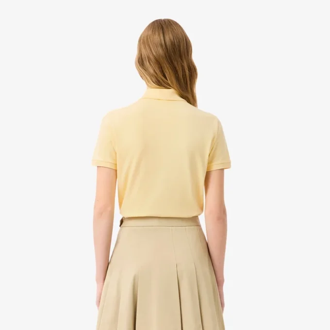 L.12.D Slim Fit stretch mini-polo voor dames