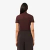 L.12.D Slim Fit stretch mini-polo voor dames