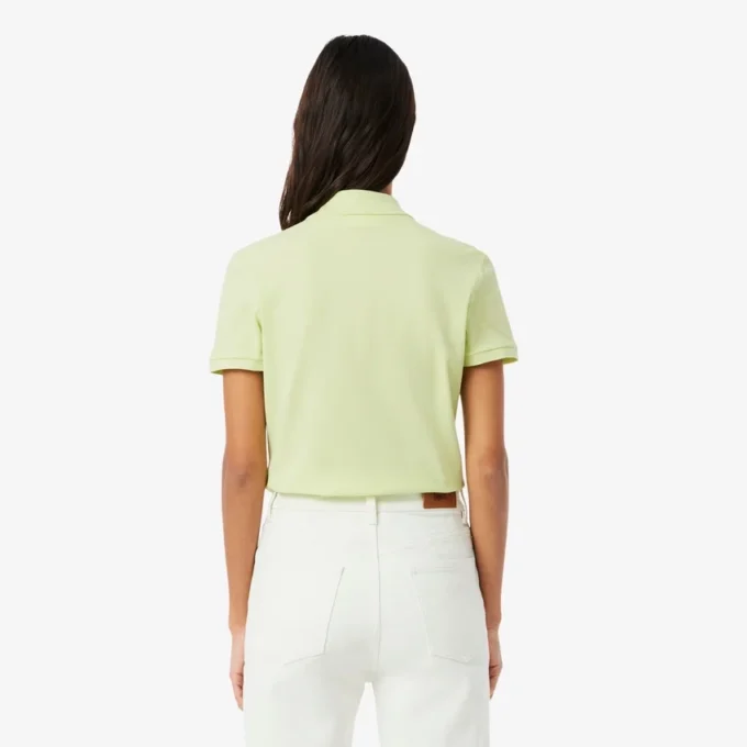 L.12.D Slim Fit stretch mini-polo voor dames