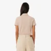 L.12.D Slim Fit stretch mini-polo voor dames
