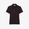 L.12.D Slim Fit stretch mini-polo voor dames