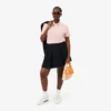 L.12.D Slim Fit stretch mini-polo voor dames