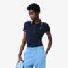 L.12.D Slim Fit Trim Detail Polo voor dames