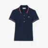 L.12.D Slim Fit Trim Detail Polo voor dames