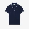 L.12.D Slim Fit Trim Detail Polo voor dames