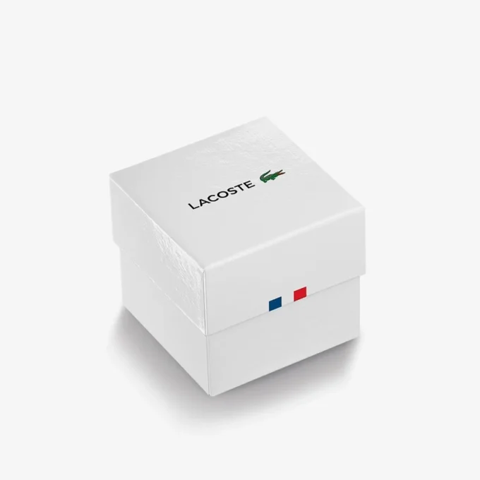 Lacoste.12.12 Chrono-horloge Zwart & Carnation Gold Siliconen