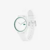 Lacoste.12.12 Horloge met witte siliconen band
