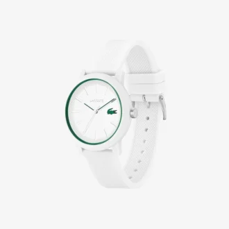 Lacoste.12.12 Horloge met witte siliconen band