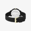 Lacoste.12.12 Horloge met zwarte siliconenband