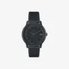 Lacoste.12.12 Move 3-wijzerhorloge Zwart siliconen