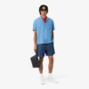Lacoste Club clutch van generfd leer