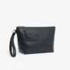Lacoste Club clutch van generfd leer