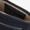 Lacoste Club clutch van generfd leer